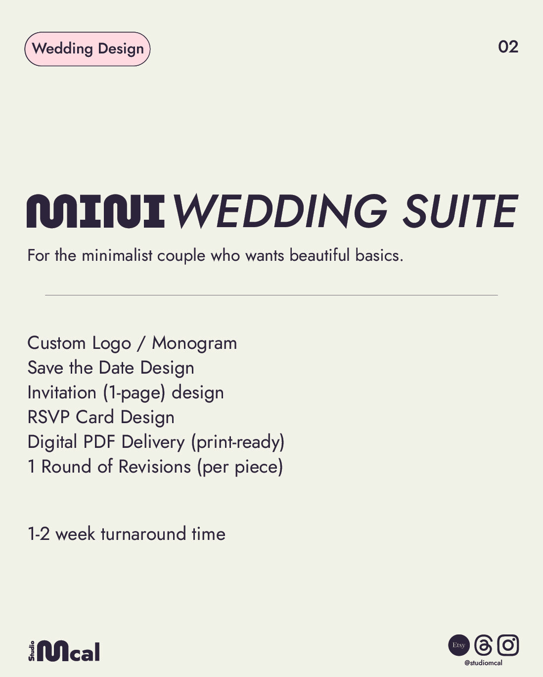 Mini Wedding Suite