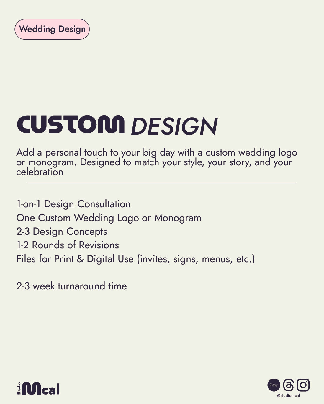 Wedding Logo Design